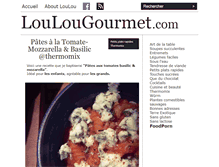 Tablet Screenshot of loulougourmet.com